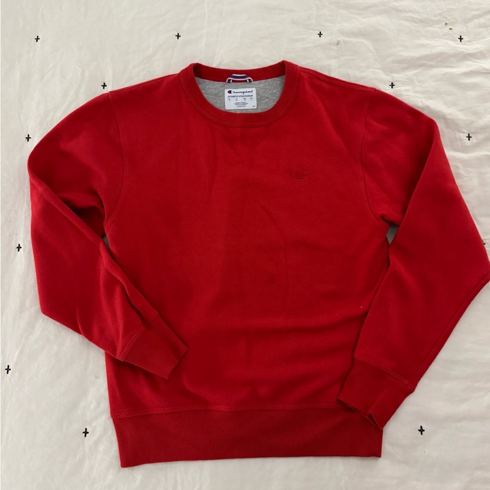 Red Crewneck Sweater
